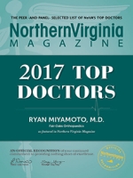 Dr. Ryan Miyamoto was listed as one of Northern Virginia Magazine's Top Doctors in the field of Orthopaedic Surgery for 2017.